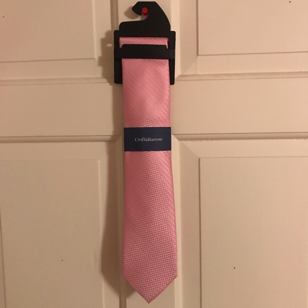 Croft & Barrow Pink Tie NWT